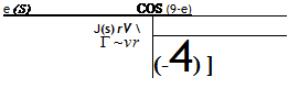 Подпись: е (S) COS (9-е) J(s) rV  Г ~vr (-4) ] 