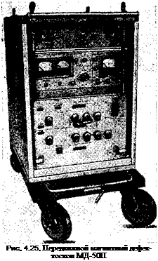 Подпись: Рис, 4.25, Передвижной магнитный дефек-тоскоп МД-50П 