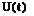 Подпись: U(t)