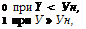 Подпись: 0 при Y < Ун, 1 при У » Ун, 