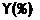 Подпись: Y(%)