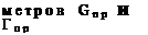 Подпись: метров Gnp И Гпр