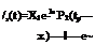 Подпись: /,(t)=X1e-k' P2(tp—x)—l—e~