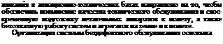 Подпись: живашія в авиационно-технических базах направлено на то, чтобы обеспечить повышение качества технического обслуживания и своевременную подготовку летательных аппаратов к полету, а также безотказную работу систем и агрегатов на земле и в полете. Организация системы бездефектного обслуживания основыва 